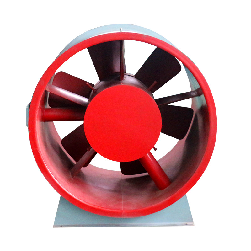 消防排煙風(fēng)機(jī)包括底座和主殼體。